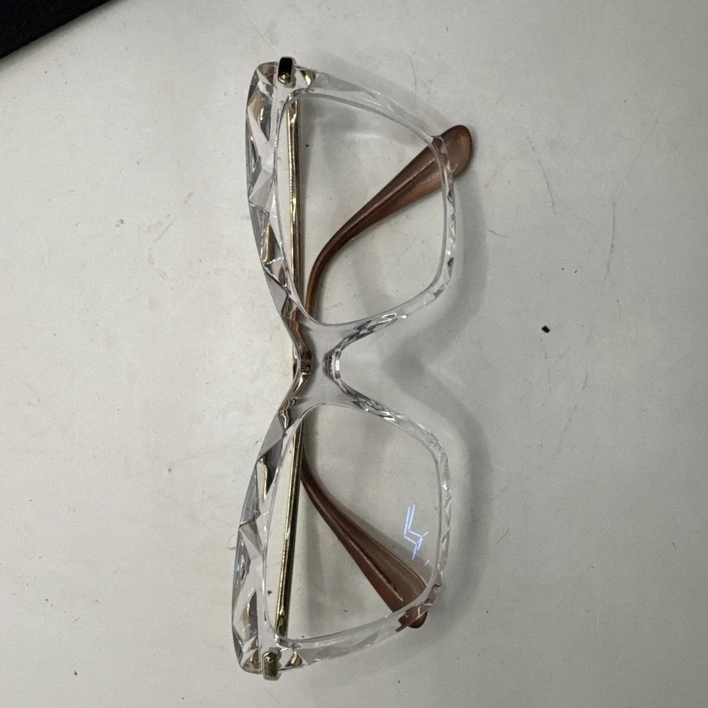 Dolce And Gabanna DG5025 3133 53-15-140 Clear Gold Eyeglasses 389H